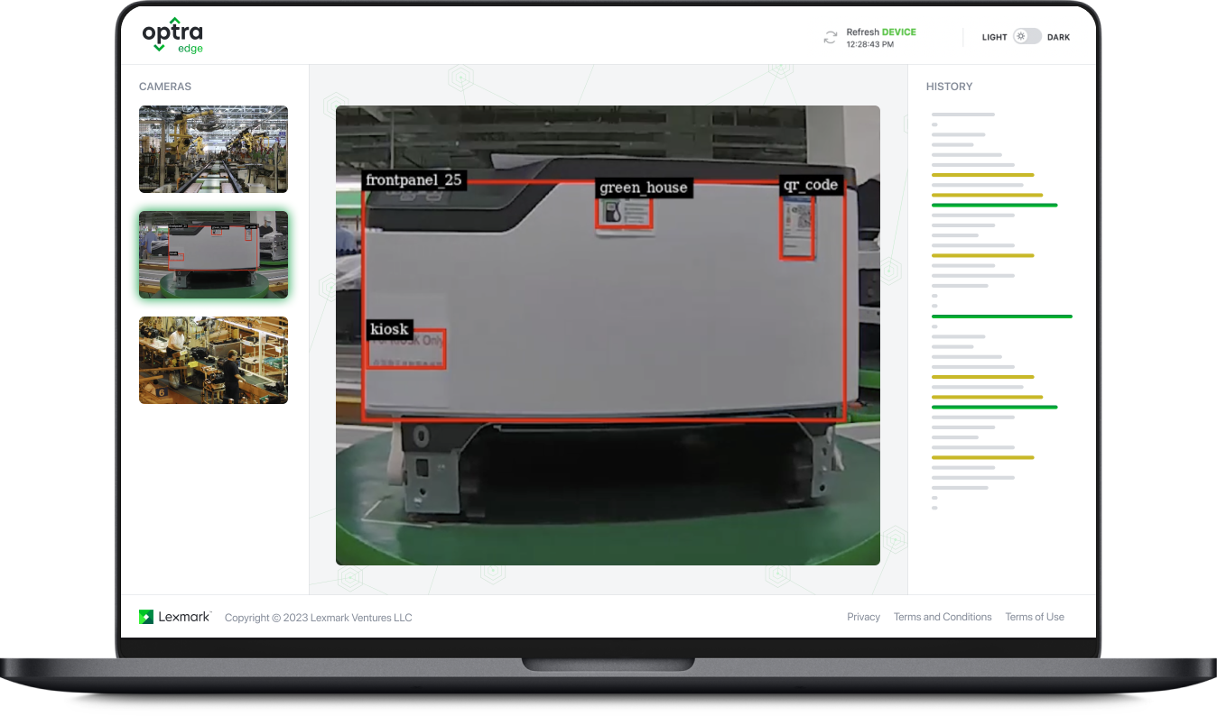 Optra Portal for Manufacturing